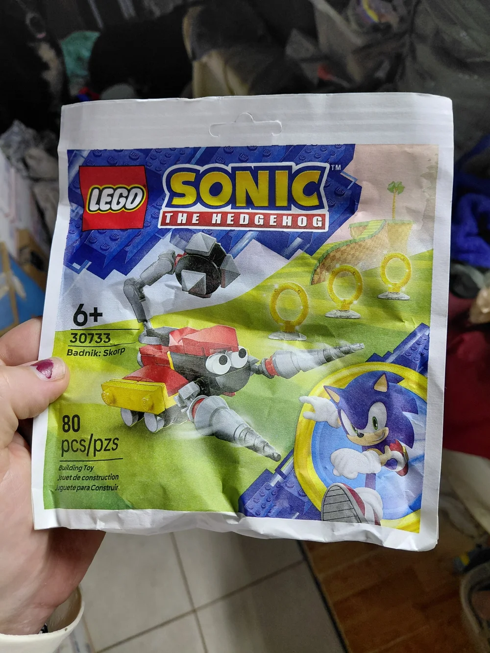 LEGO Sonic The Hedgehog Badnik Skorp Red & Yellow Building Set